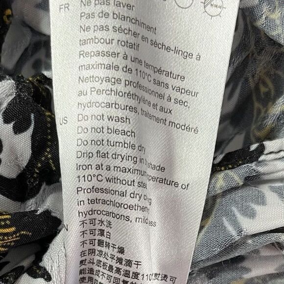 SANDRO Dami Dress Women 38 Medium Floral Ruffle Mini Wrap Viscose - Picture 11 of 11